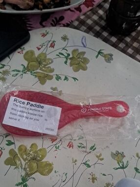 Red Rice Paddle - Non-Stick Serving Spoon